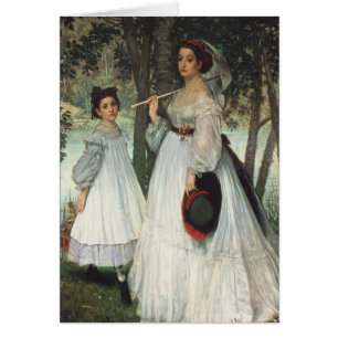 James Tissot die zwei Schwestern: Porträt, 1863