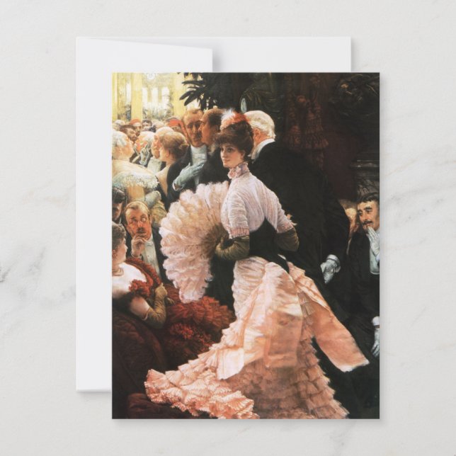James Tissot La Dame Politique Invitations (Devant)