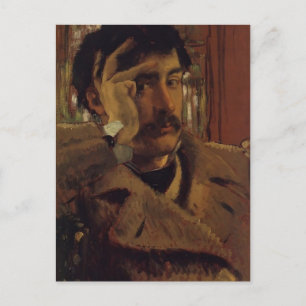 James Tissot - Selbstportrait Postkarte