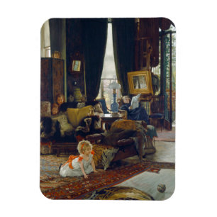 James Tissot - Verborgen und suchen Magnet