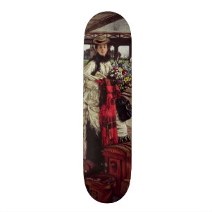 James Tissot wartete an der Station Skateboard