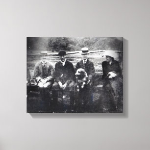 James und Lytton Strachey mit Thoby, Adrian Leinwanddruck