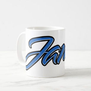 James Vorname Name blue Tasse Kaffeetasse