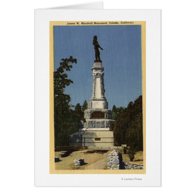 James W. Marshall Monument View # 2 (Vorne)