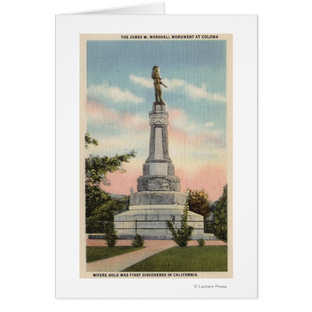 James W. Marshall Monument Vue n° 1 (Devant)