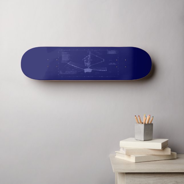 James Webb enthüllt das Blueprint des Universums Skateboard (Wandkunst (Horz))