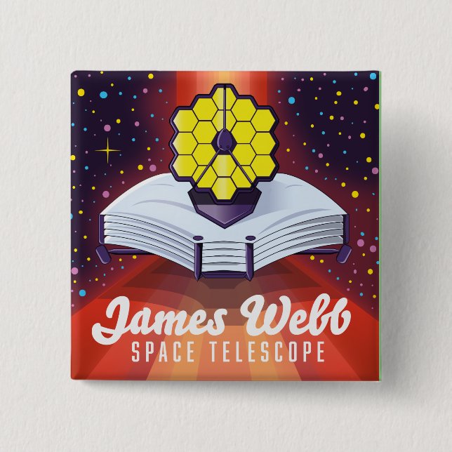 James Webb Space Telescope. Button (Vorderseite)