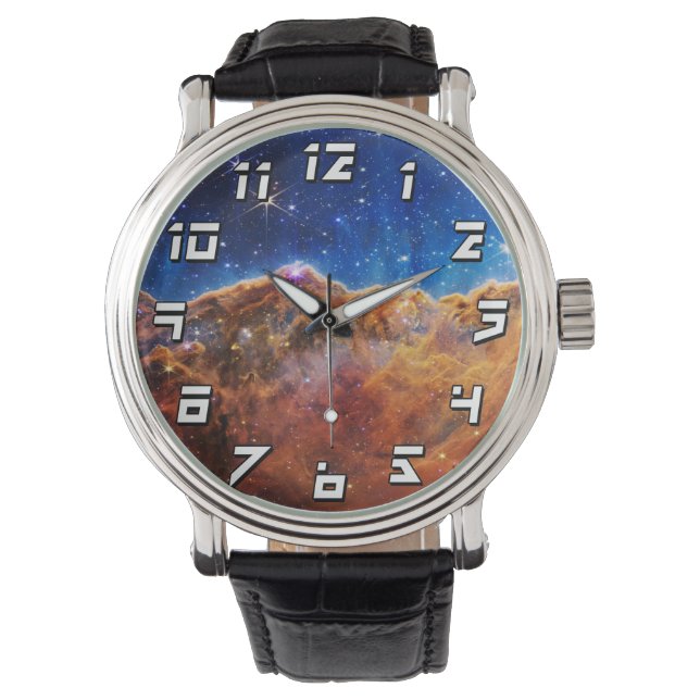 James Webb Space Telescope Carina Nebula Armbanduhr (Vorderseite)