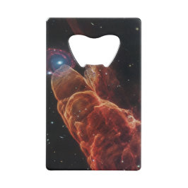 James Webb Space Telescope Cosmic Tornado Geldbeutel Flaschenöffner