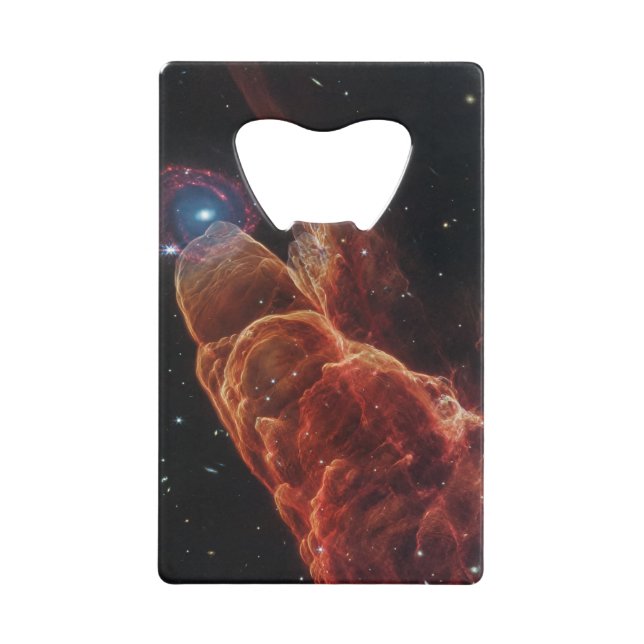 James Webb Space Telescope Cosmic Tornado Geldbeutel Flaschenöffner (Vorderseite)