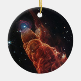 James Webb Space Telescope Cosmic Tornado Keramik Ornament