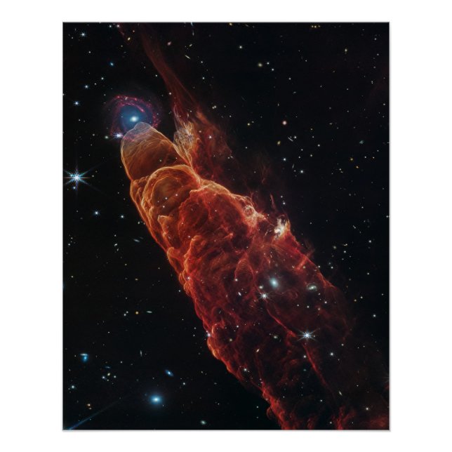 James Webb Space Telescope Cosmic Tornado Poster (Vorderseite)