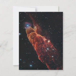 James Webb Space Telescope Cosmic Tornado Postkarte