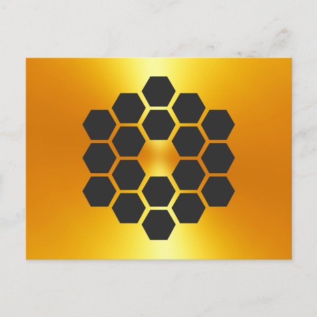 James Webb Space Telescope Design Carte postale (Devant)