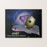 James Webb Space Telescope JWST<br><div class="desc">Das James Webb Space Teleskop oder JWST ist die Nachfolgerin des phantastischen Hubble-Weltraumteleskops, das so viele atemberaubende Bilder unseres Sonnensystems und Universums produziert hat. JWST wird den Kosmos weiter untersuchen, indem er einen größeren vergoldeten Berylliumspiegel und empfindlichere Instrumente für die längeren Infrarot-Lichtwellenlängen verwendet. JWST wird fast eine Million Meilen von...</div>