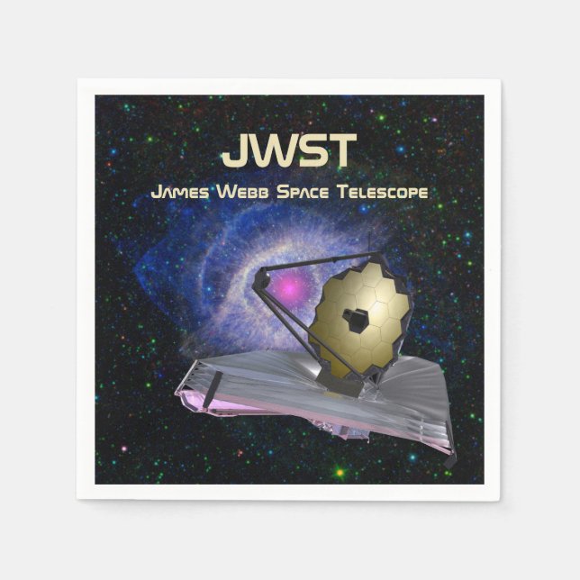 James Webb Space Telescope JWST Serviette (Vorderseite)