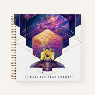 James Webb Space Telescope Poster. Notizbuch