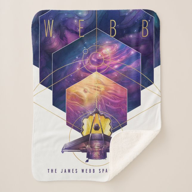 James Webb Space Telescope Poster. Sherpadecke (Vorderseite)