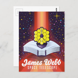 James Webb Space Telescope Postkarte