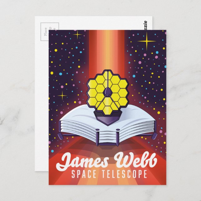 James Webb Space Telescope Postkarte (Vorne/Hinten)