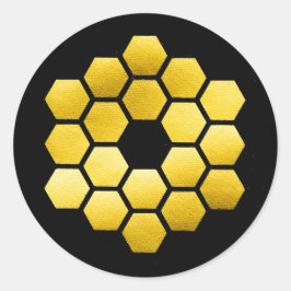 James Webb Space Telescope Runder Aufkleber