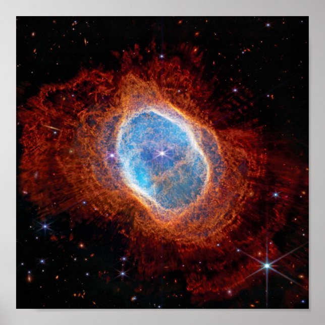 James Webb Space Telescope Southern Ring Nebula Poster (Vorne)