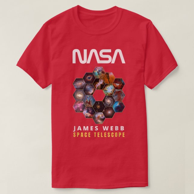 James Webb Space Telescope The JWST Eploration Nas T-Shirt (Design vorne)
