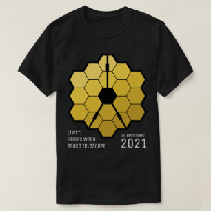 James Webb Space Telescope Yellow Mirror Custom T-Shirt