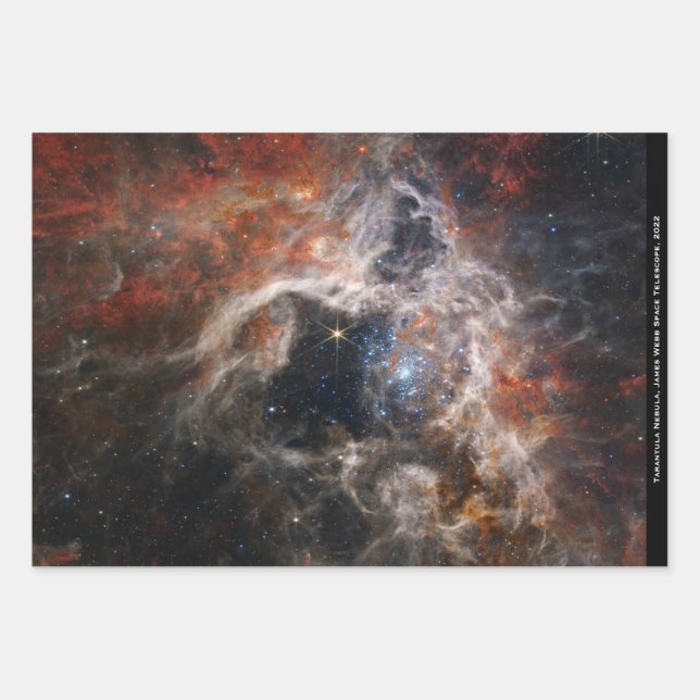 James Webb Tarantula Nebula Hi-Res Image 2022 Geschenkpapier Set (Vorderseite)