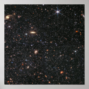 James Webb Telescope Dwarf Galaxy Poster