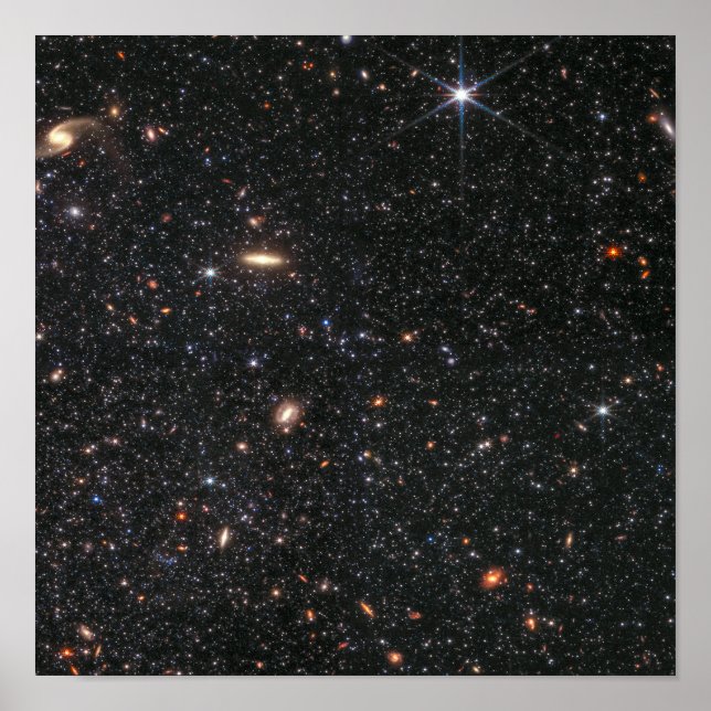 James Webb Telescope Dwarf Galaxy Poster (Vorne)