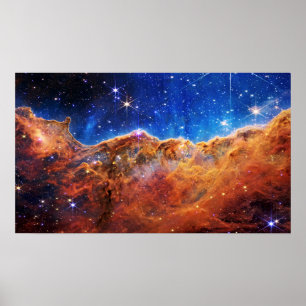 James-Webb-Weltraumteleskop Carina-Nebel Poster