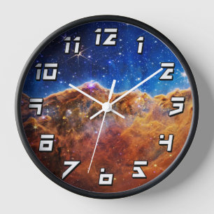 James-Webb-Weltraumteleskop Carina-Nebel Uhr