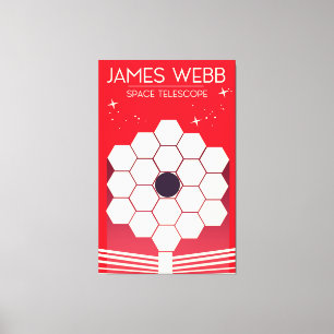 James-Webb-Weltraumteleskop, Leinwanddruck