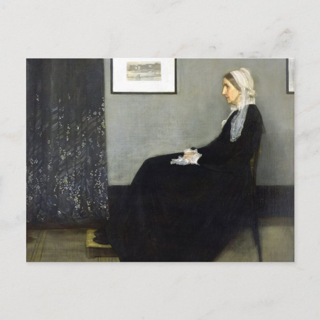 JAMES WHISTLER - Anordnung in Grau und Schwarz Postkarte (Vorderseite)