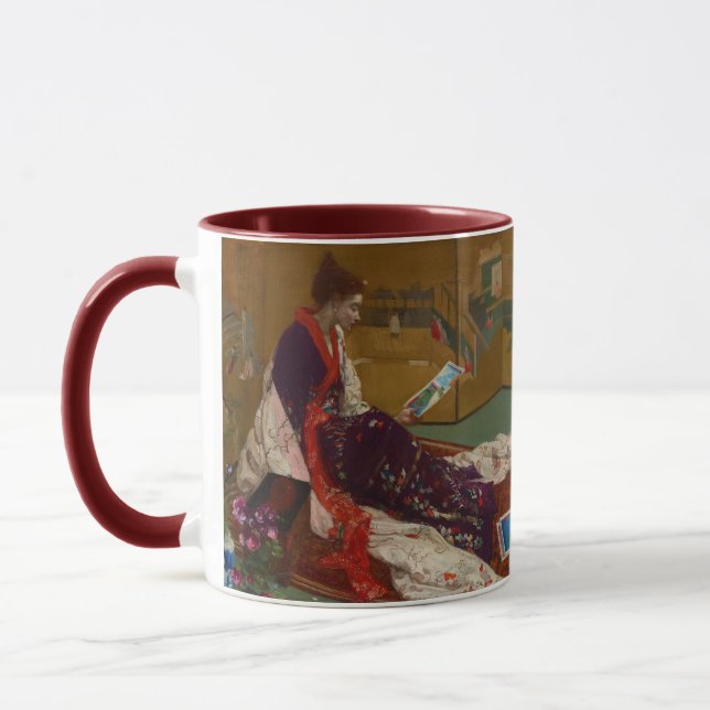 James Whistler - Caprice in Lila und Gold Tasse (Links)