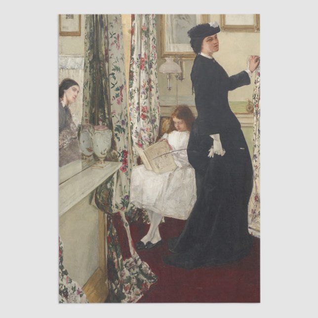 James Whistler - Der Music Room Seidenpapier (Von Creator hochgeladen)
