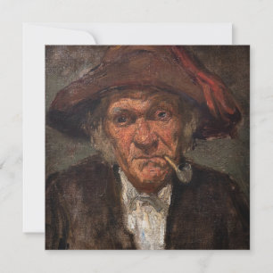 James Whistler - Man raucht ein Stück Einladung