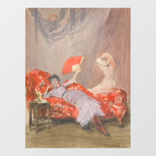 James Whistler - Milly Finch Fensteraufkleber