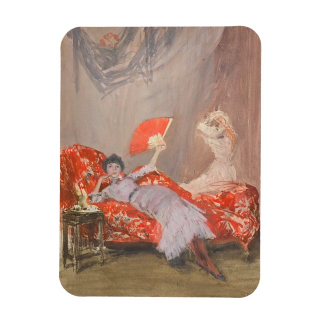James Whistler - Milly Finch Magnet (Vertikal)