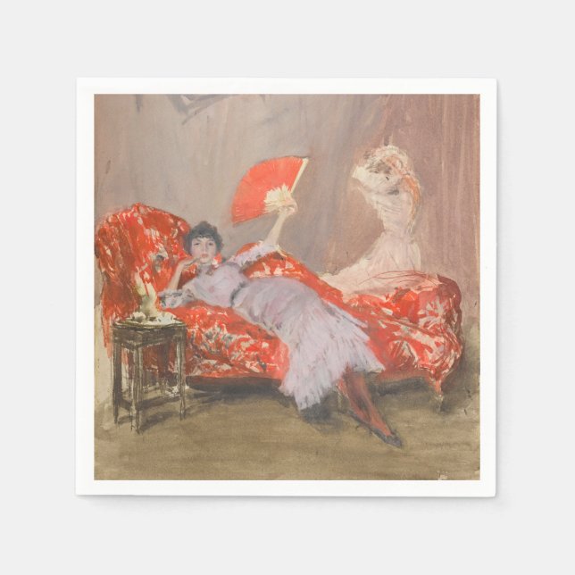 James Whistler - Milly Finch Serviette (Vorderseite)