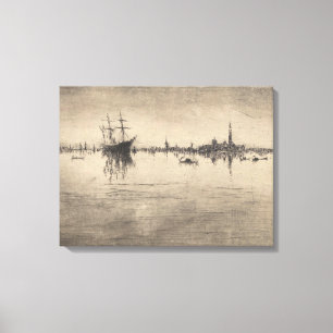James Whistler - Nocturne, aus Venedig Leinwanddruck