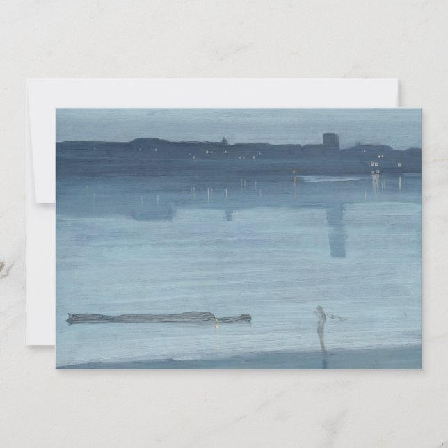 James Whistler - Nocturne: Chelsea Dankeskarte (Vorderseite)
