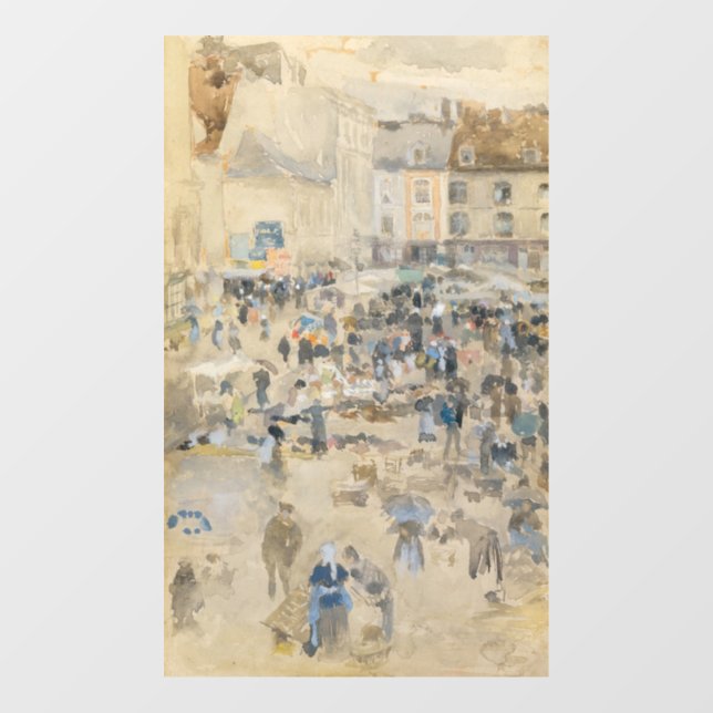 James Whistler - Nocturne: Chelsea Fensteraufkleber (Blatt)