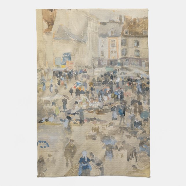 James Whistler - Nocturne: Chelsea Geschirrtuch (Vertikal)