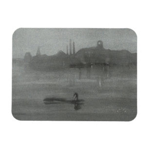 James Whistler - Nocturne: Die Themse bei Batterse Magnet