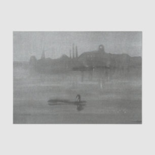 James Whistler - Nocturne: Die Themse bei Batterse Seidenpapier