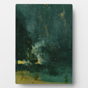 James Whistler - Nocturne in Black and Gold Fotoplatte