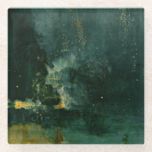 James Whistler - Nocturne in Black and Gold Glasuntersetzer