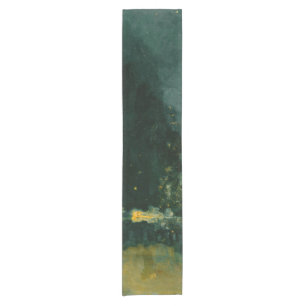 James Whistler - Nocturne in Black and Gold Kurzer Tischläufer